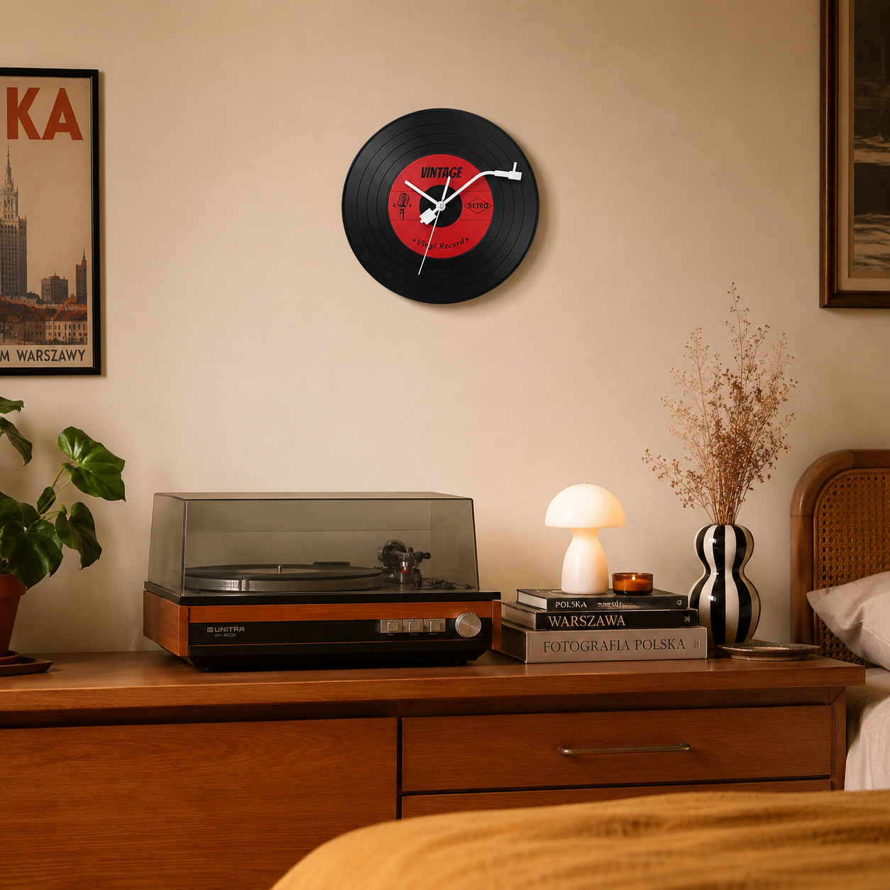Virstoni® Vinyl Record Wall Clock