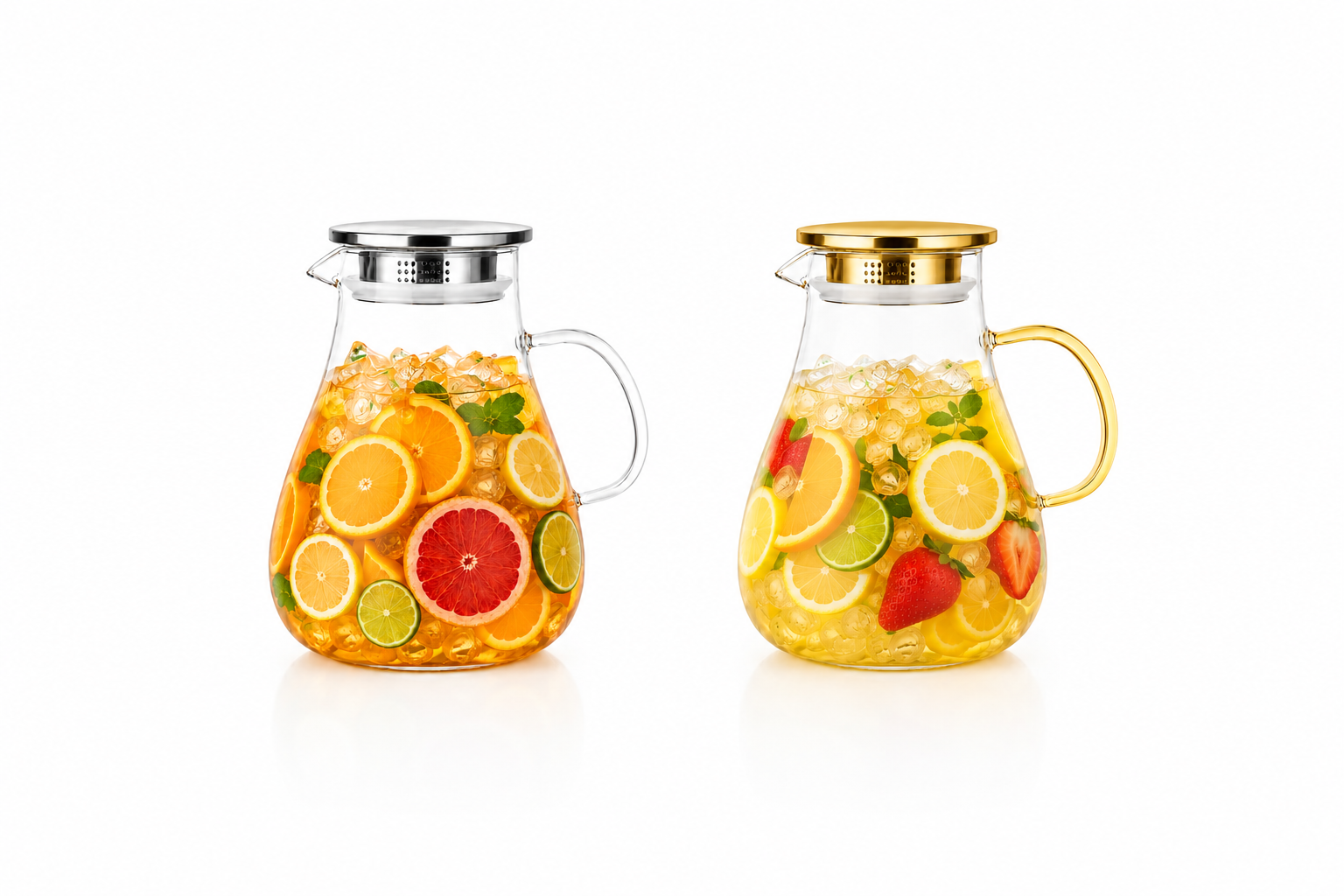 Virstoni® Elegant Glass Pitcher