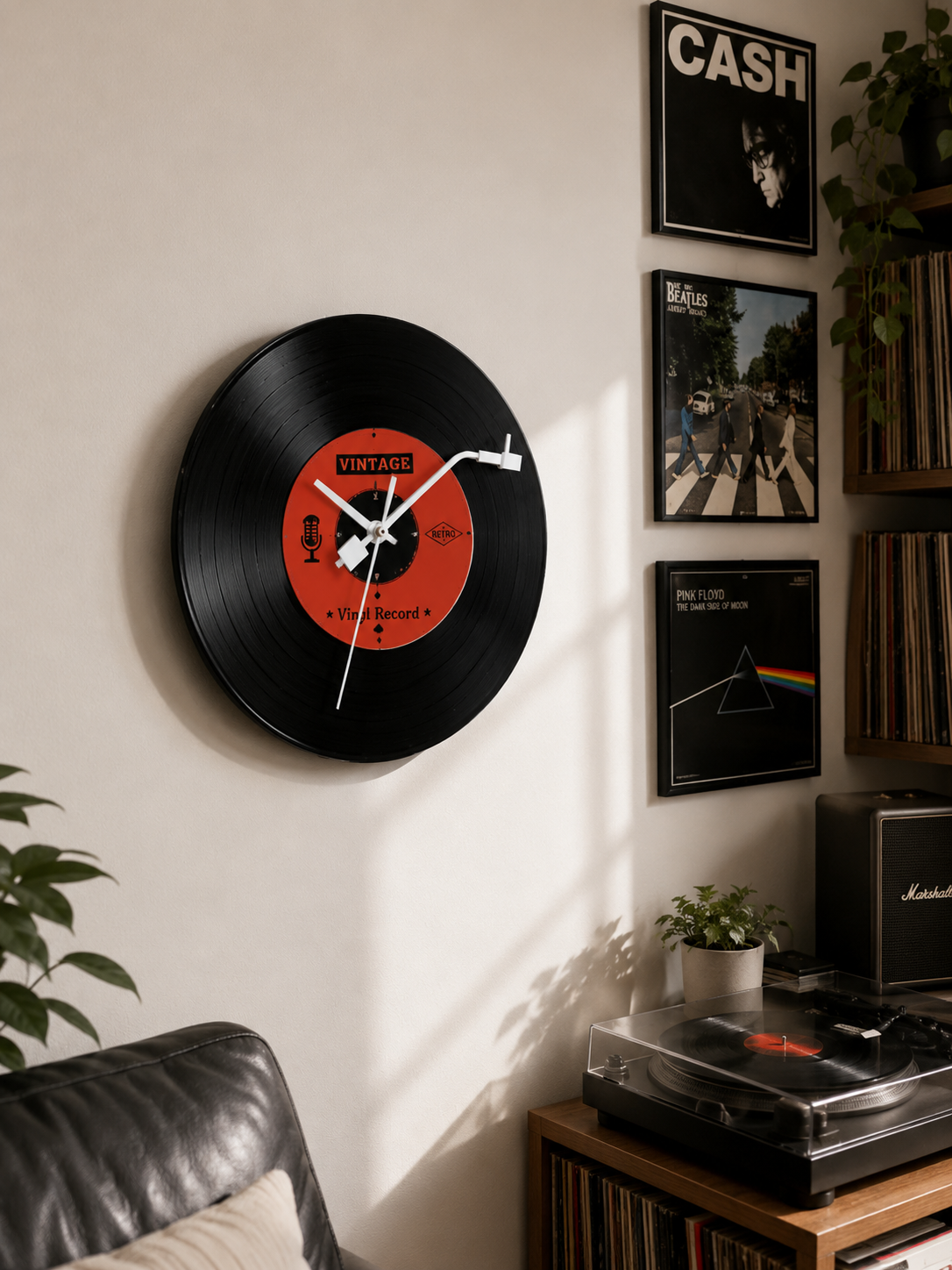 Virstoni SpinTime™ Vinyl Record Wall Clock