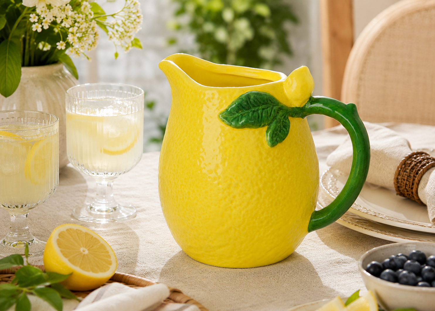 Virstoni Ceramic Fruit Pitcher