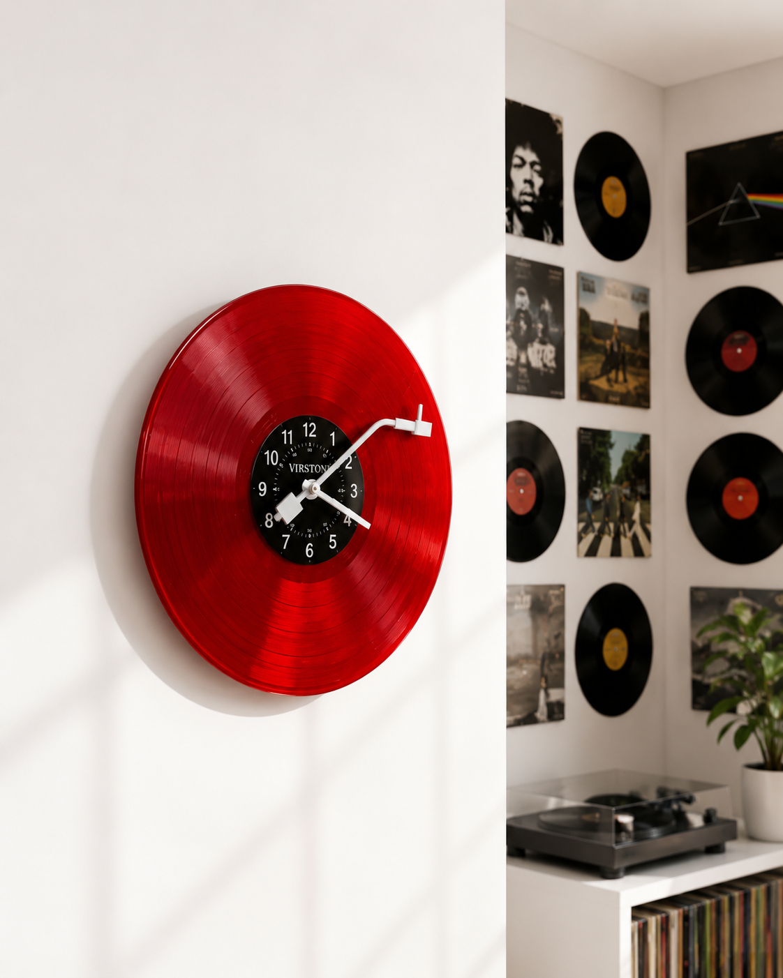 Virstoni SpinTime™ Vinyl Record Wall Clock