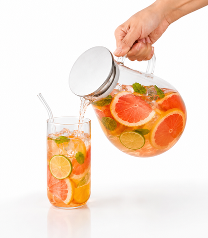 Virstoni® Elegant Glass Pitcher