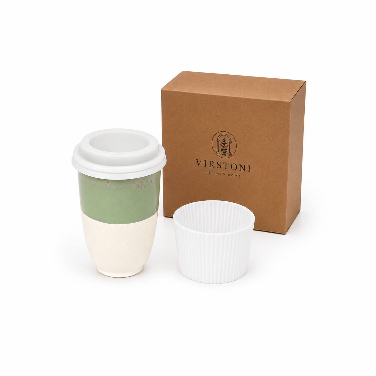 Virstoni® Ceramic Travel Mug