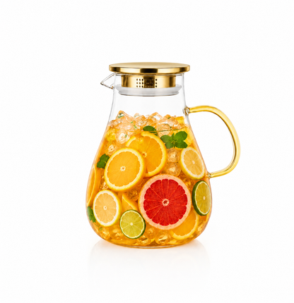 Virstoni® Elegant Glass Pitcher