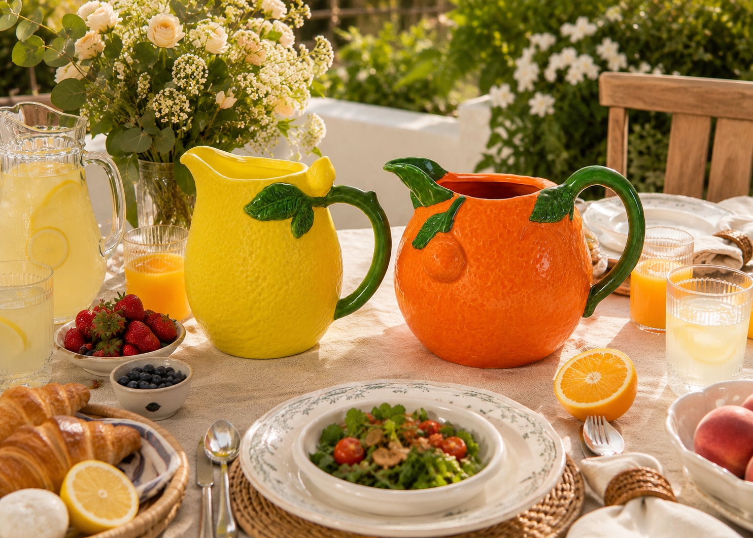 Virstoni Ceramic Fruit Pitcher